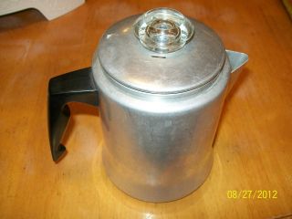 Vintage MIRRO The Finest Aluminum 5 cup Coffee Pot Made in USA camping 