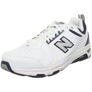 New Balance MX856 Training Shoe, White/Navy, Sizes 7 and 7.5 EEEE 