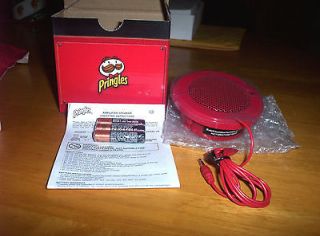 POWERED PRINGLES SPEAKER NEW UNOPENED WITH NEW BATTERIES