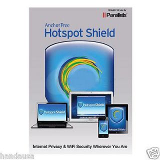 Parallels Anchor Free Hotspot Shield Internet Privacy & WiFi Security 