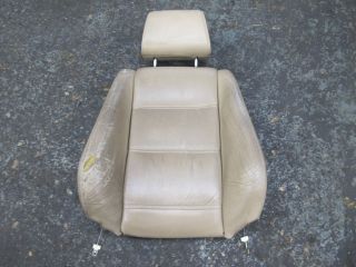 BMW E30 Recaro Sport M Tech Tan Leather Interior Seats Back & Headrest 