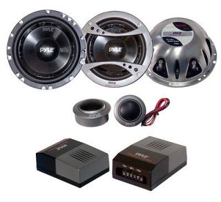 PYLE CAR STEREO PLCH6K NEW 6.5 INCHES 2 WAY COMPONENT SPEAKER SYSTEM 