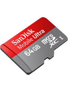 SanDisk 64GB 64 GB MicroSD SDXC Class 6 UHS 1 Mobile Ultra w/ SD 