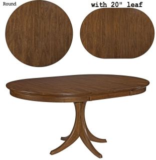 NEW Kincaid Cherry Park Round Dining Table SOLID WOOD