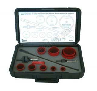 MK Morse Industrial 15 piece Hole Saw Kit for Tube Notchers