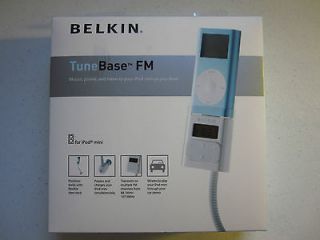   BELKIN TUNER BASE FM TRANSMITTER FOR APPLE IPOD MINI  RADIO FOR CAR