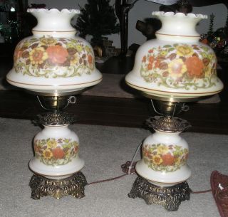 QUOIZEL 1973 GONE WITH THE WIND Pair of two 21 LAMPS