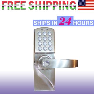 Electronic 13 Digital Code Door Lock Solid Keyless RH