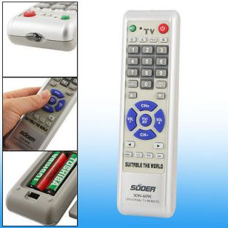 Gray Blue Universal Plastic Shell TV Universal Remote Controller for 