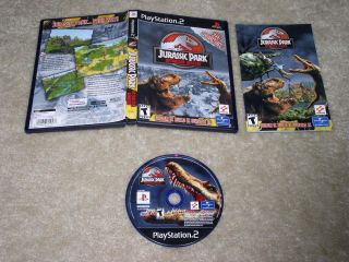 Playstation 2 PS2 Jurassic Park Operation Genesis Complete