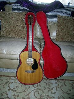   70s (1974  75) Japanese Made Martin GCS 6 Sigma Acoustic Guitar