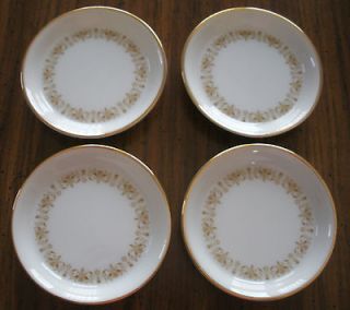 SHEFFIELD FINE CHINA ~ IMPERIAL GOLD 504 Y ~ SET OF 4 COASTERS ~ MINT