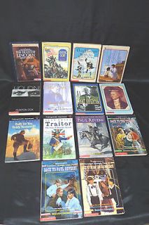 Lot of 14 Scholastic Biography Chapter Books~Unforgettable Americans 