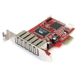 NEW StarTech 7 Port PCI Express Low Profile High Speed USB 2.0 
