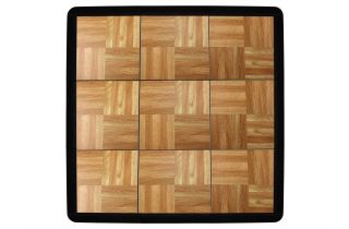 Tap Dance Board Flooring Tiles 3x3 Square 9 Tile Set with Edge 