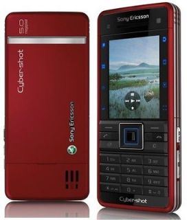 RED UNLOCKED SONY ERICSSON C902 5MP AT&T T MOBILE CELL PHONE