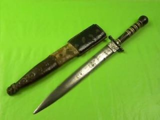 Mexico Mexican Custom Hand made large fighting knife dagger from USA 