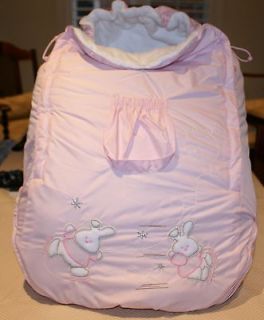pink infant car seat covers