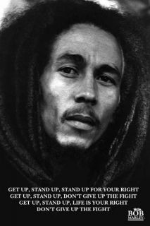 Bob Marley Get Up Stand Up Classic Poster