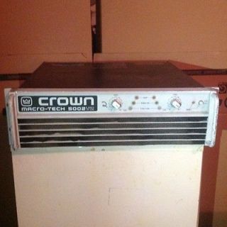 Crown Macro Tech MA 5002VZ Power Amplifier