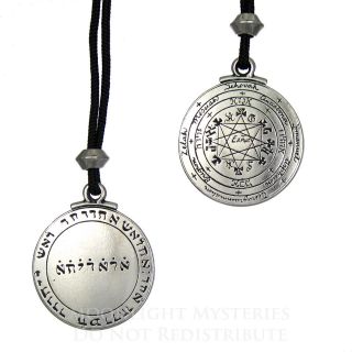 Pentacle of Solomon Talisman Pendant Seal Amulet Hermetic kabbalah 