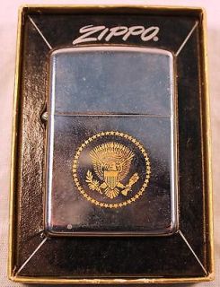 RARE Lyndon B. Johnson LBJ Zippo Presidential Lighter   Unused 