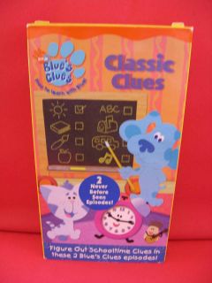 BLUESS CLUES CLASSIC CLUES VHS TAPE