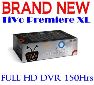 TiVo Premiere XL Receiver High Definitio​n Full HD DVR Video 150hrs 
