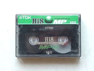 TDK Hi8mm MP120 Video Cassette