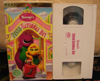 Barneys SENSE SATIONAL DAY Vhs Video Actimates Compatible Classic 