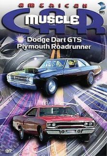 AMERICAN MUSCLE CAR   DODGE DART GTS PLYMOUTH ROADRUNNER   NEW DVD