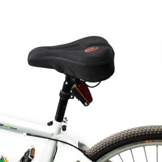 New Black Silicone Bike Bicycle Soft Gel Saddle Seat Cover Cushion Pad