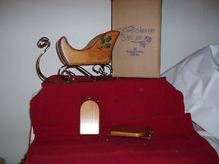   and brass Sleighs from Home Interior and Gifts, Inc    GREAT condition