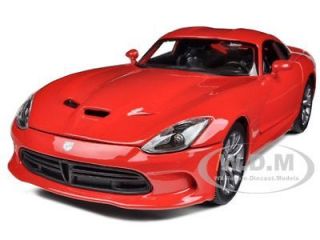 2013 DODGE VIPER GTS RED 1/18 DIECAST MODEL CAR 1/18 BY MAISTO 31128