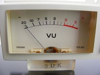 TEAC X 7 X 10 X 10R X 7R x 1000R VU METER REEL TO REEL VU 40 3 