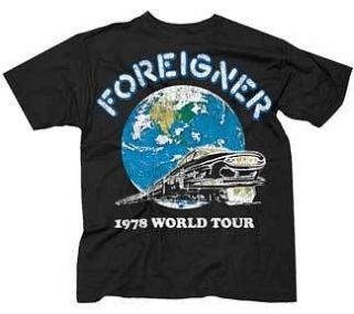 Foreigner   World Tour 78   Medium T Shirt