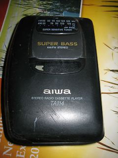 Aiwa AM/FM Stereo Super Bass Radio Cassette Player #TA114