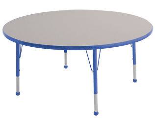 48 School Classroom Round Adjustable Activity Table (15 23 Legs)