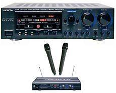 Vocopro DA 9800 RV (DA 9800RV) 600w Powered Mixing Amplifier+UHF 3200 