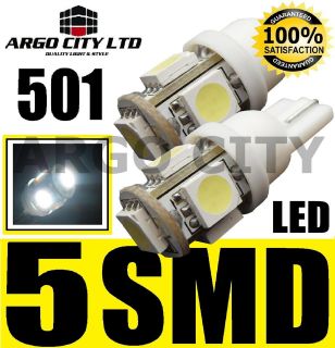 SMD LED XENON WHITE QUAD 501 T10 SIDELIGHT BULBS CHEVROLET ORLANDO