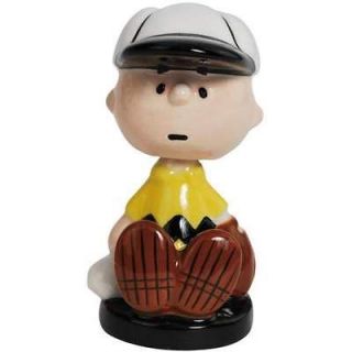 PEANUTS Charlie Brown Baseball Mini Bobble Figurine DISPLAY 2.5H