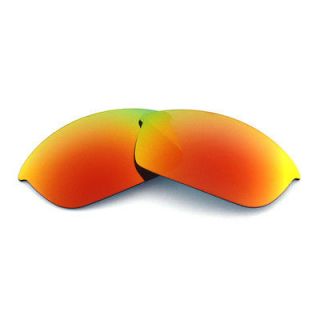 New WL Polarized Fire Red Replacement Lenses For Oakley Flak Jacket 