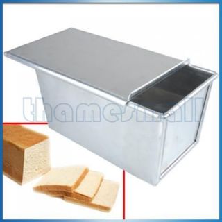 Aluminum Rectangle Sandwich Loaf Bread Cake Baking Tin Pan Box Kitchen 