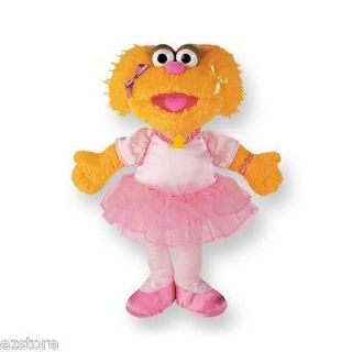 Sesame Street ZOE BALLERINA Ballet Gund Plush Doll Toy TV New Stuffed 