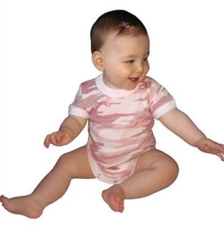 New Baby PINK CAMO ONESIE One Piece Hunting Clothes Gear Infant 68055 