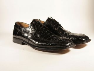 Paolo De Marco Mens Alligator Dress Shoe