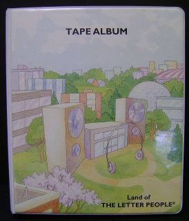 Letter People Tape Album Cassette Complete Set Alphabet Kindergarten 