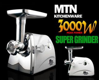 New 3000W Compact Size Electric Meat Grinder Cutter Free Sausage 