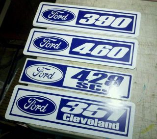 Ford engine number signs 351 cleveland 429 scj 460 390