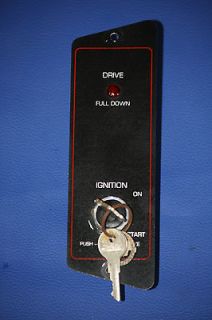   Switch with Key and Trim Indicator Light   from a 1989 Bayliner Capri